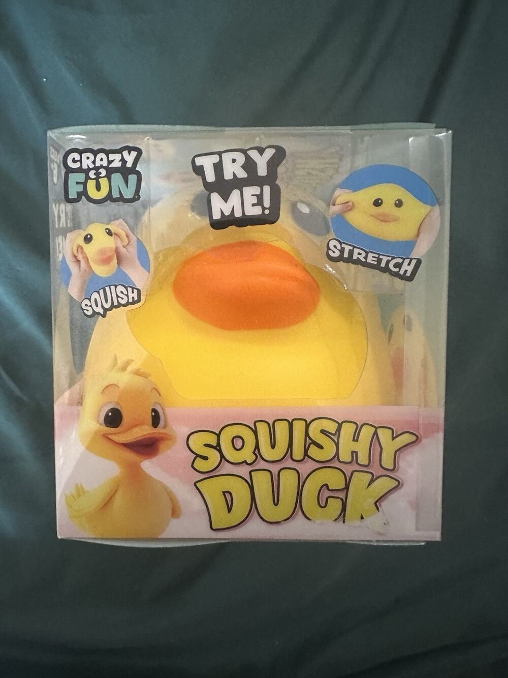 RMS Crazy Fun Squishy Duck Yellow Stretchy Squishy Toy 🔥Like Needoh